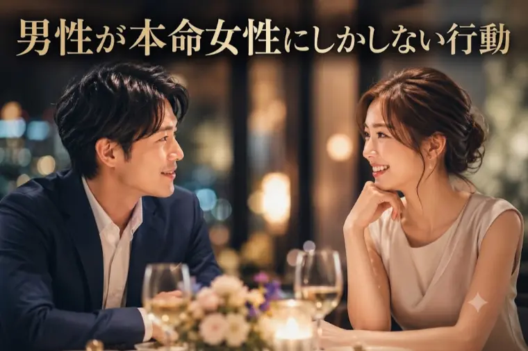 男性が本命女性にしかしない行動