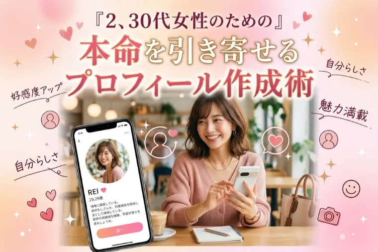2、30代女性のための本命を引き寄せるプロフィール作成術