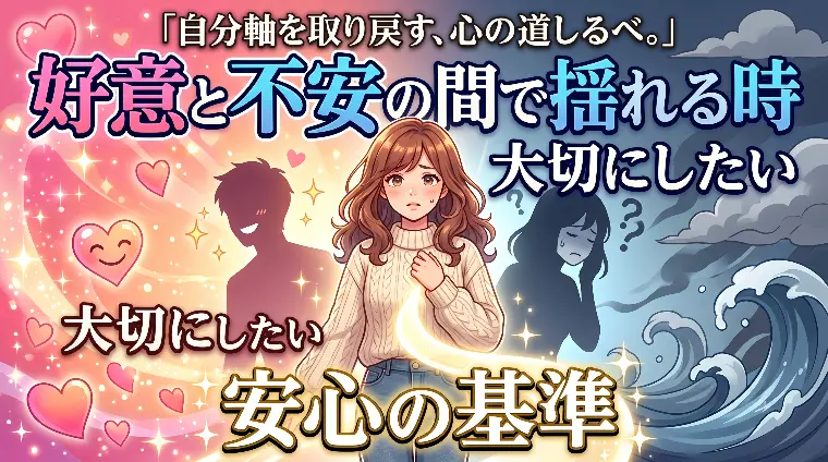 好意と不安の間で揺れる時に大切にしたい安心の基準