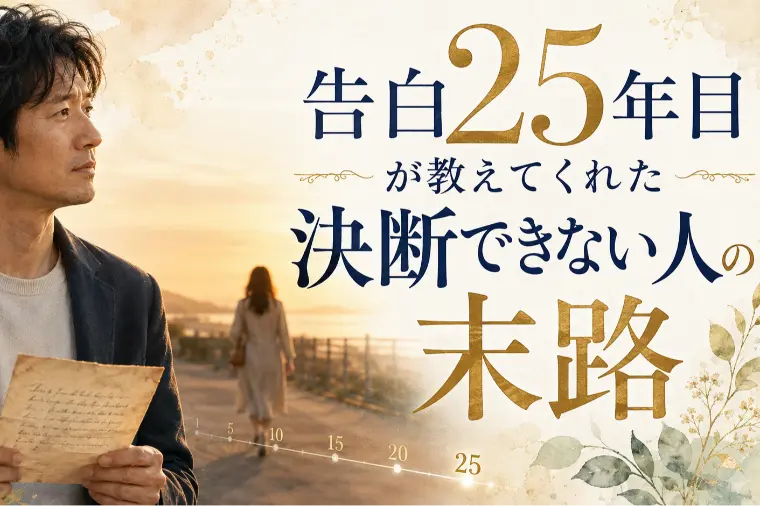 告白25年目が教えてくれた決断できない人の末路