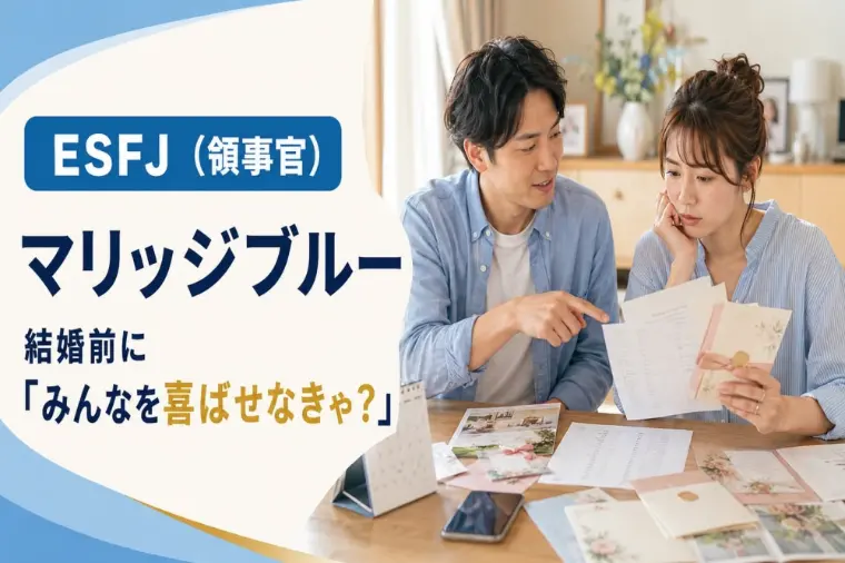「好きにして」は禁句？ESFJの婚活ブルー対策