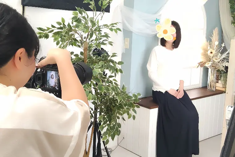 プロフィール写真撮影風景
