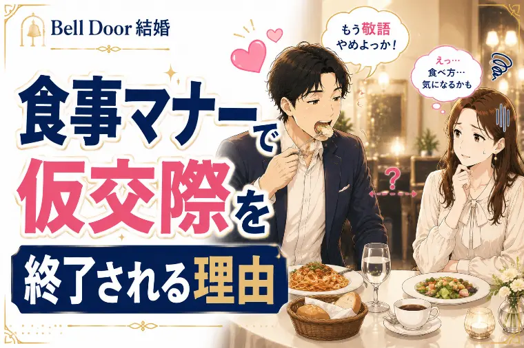 食べ方ひとつで仮交際終了？婚活で見られる食事マナー