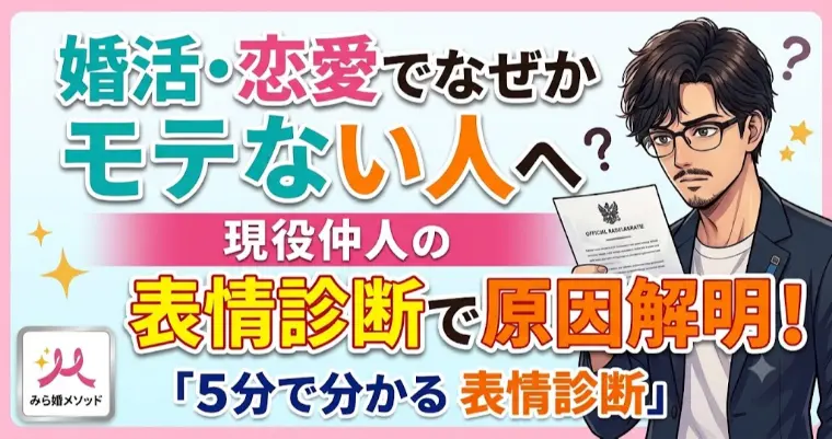 「なぜか毎回フラれる…」原因究明　5分でわかる表情診断
