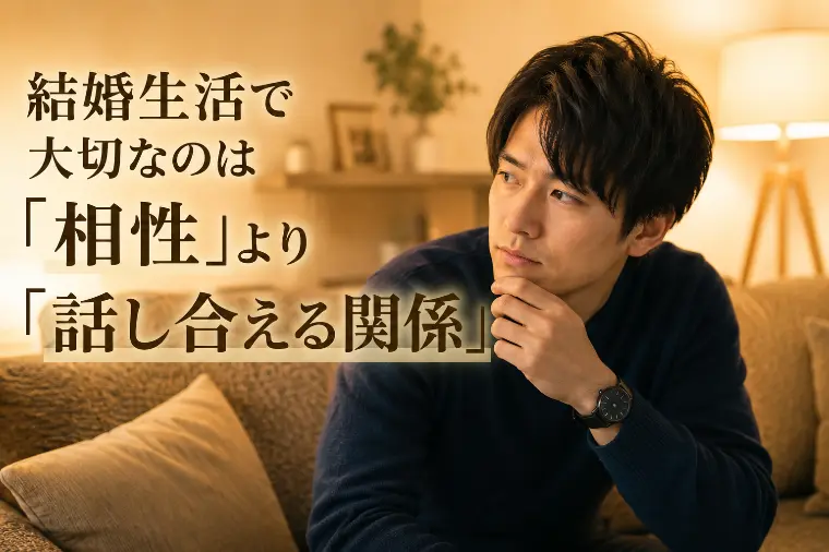 「相性」より「話し合える関係」