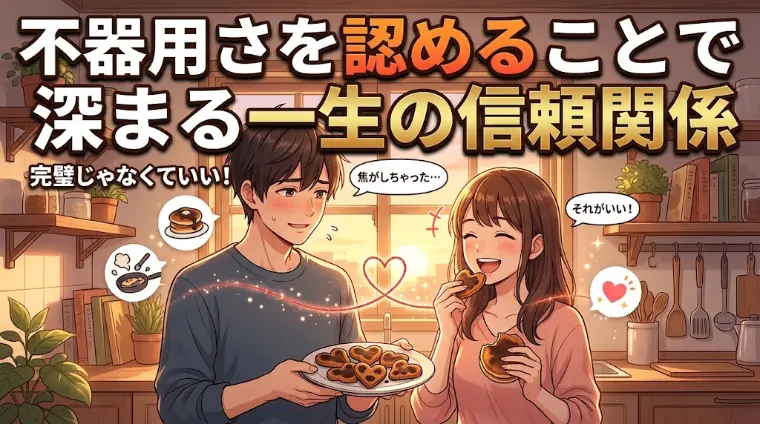 不器用さを認めることで深まる一生の信頼関係