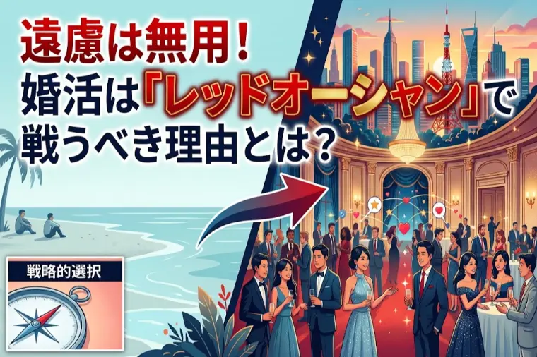 遠慮は無用！婚活は『レッドオーシャン』で戦うべき理由とは