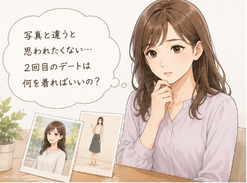 ゆう　マトリモーニオ「写真と実物のギャップに悩む方へ、デート２回目の服装は？」- 2