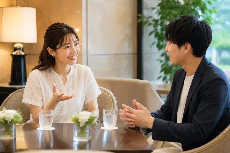 婚活サポート スマイルリンク「お見合いが一問一答になる人へ」- 3