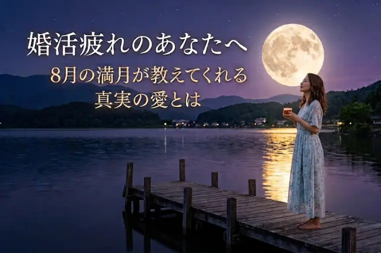 婚活疲れのあなたへ　8月の満月が教えてくれる真実の愛とは