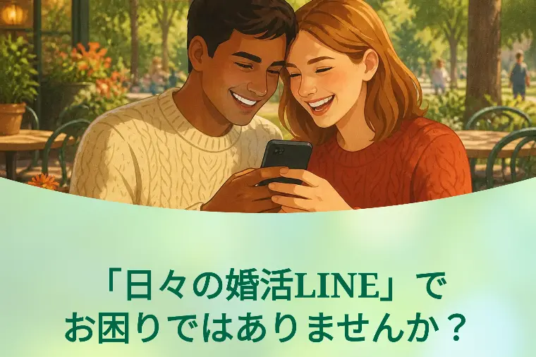 『日々の婚活LINE！お困りですよね？』