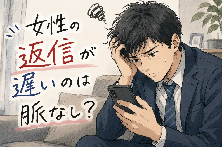 女性の返信が遅いのは脈なし？