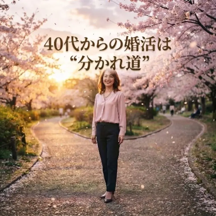 40代からの婚活は"分かれ道"