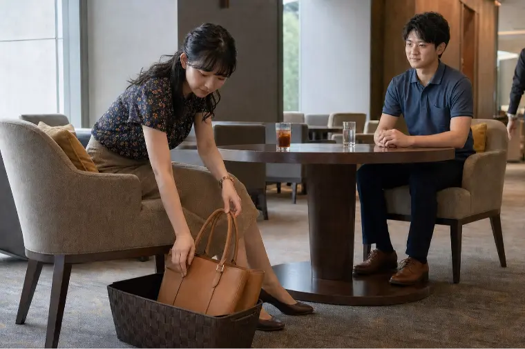 お見合い前の大きな荷物、どこに預ける？