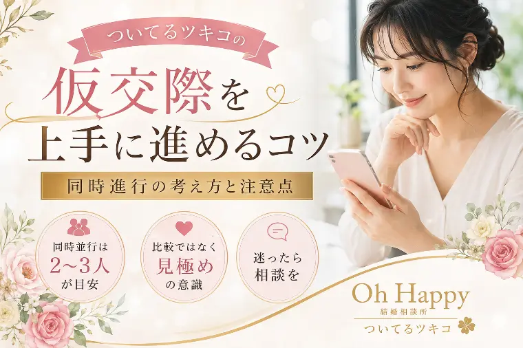 仮交際、何人と同時に付き合えばいいの？