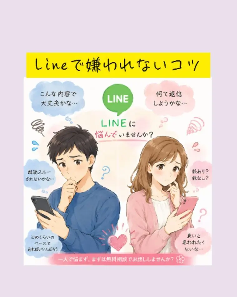 ｌｉｎｅで嫌われないコツ