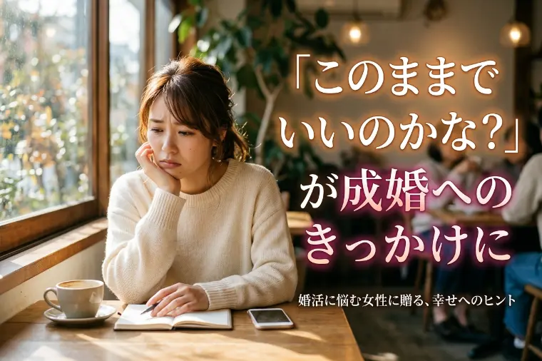 婚活が上手くいく人は、相談するタイミングが上手です！