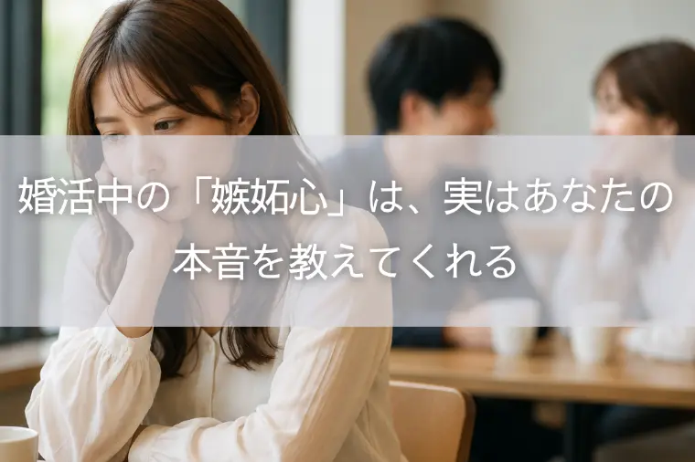 婚活中の「嫉妬心」は、実はあなたの本音を教えてくれる