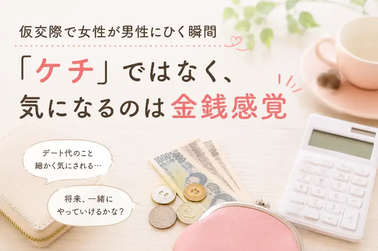 仮交際で女性が気になる「お金の感覚」