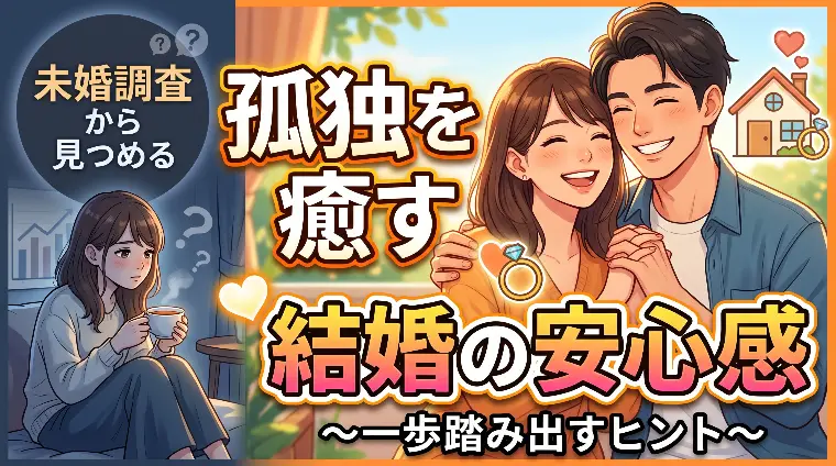 未婚調査から見つめる孤独を癒す結婚の安心感