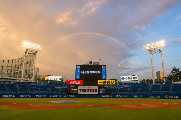 虹が教えてくれたこと【神宮球場番外編】⚾