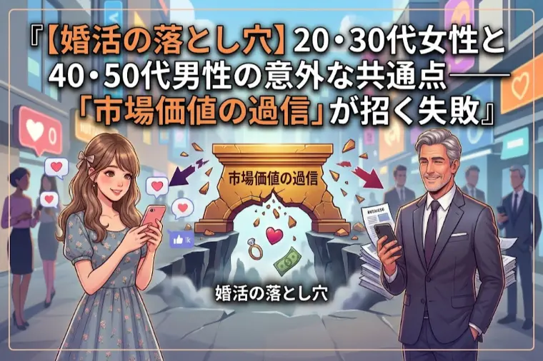 2、30代女性と4、50代男性の共通点～過信が招く失敗！