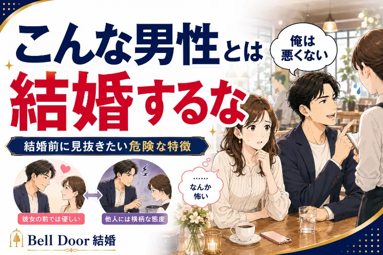「優しいのは最初だけ？」結婚前に見ておきたい男性の特徴