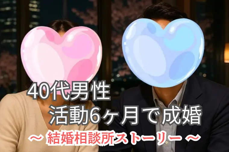 【40代男性ご成婚｜結婚相談所レポート】