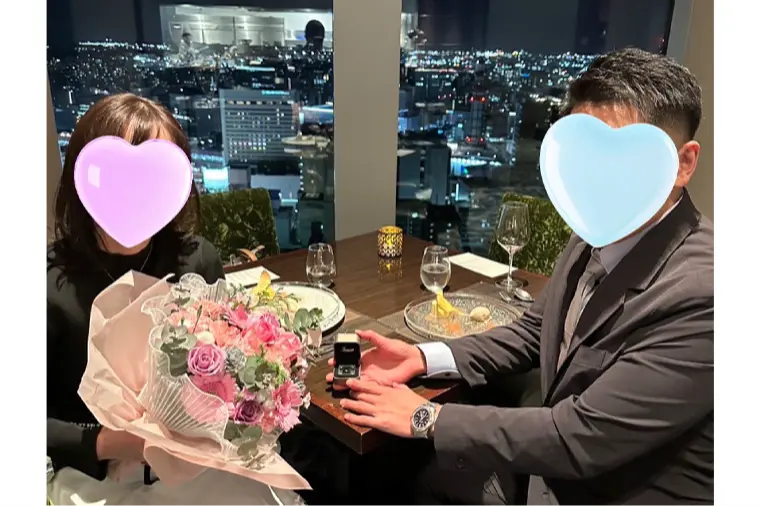 プロポーズ大成功♡30代マリッジサンライズ会員カップル！