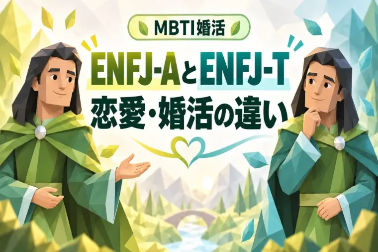 主人公(ENFJ)の-Aと-Tの違い！婚活はどう変わる？