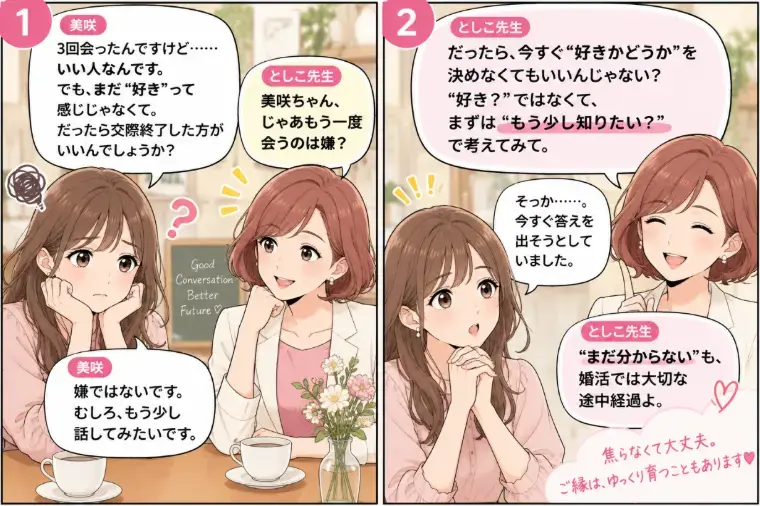 Kotopuro（寿プロデュース）「婚活心理💛「好きか分からない」で交際終了するのは早い？」- 2