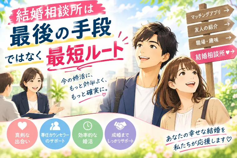 結婚相談所は最短ルート‼️