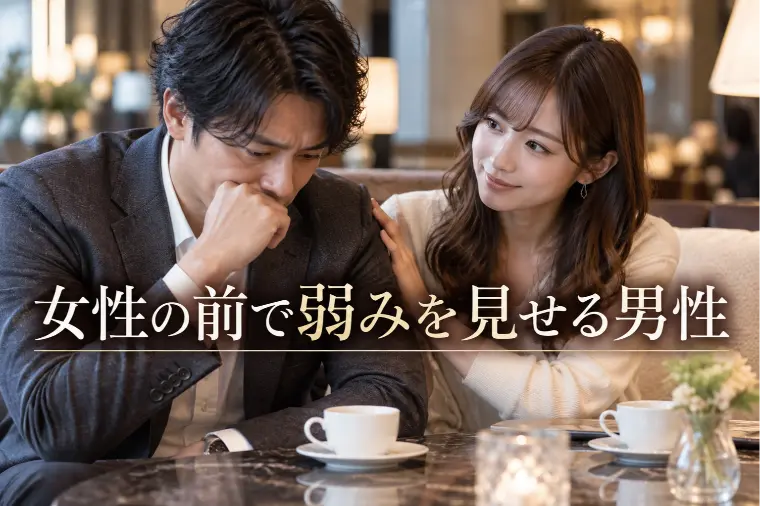 女性の前で弱みを見せる男性は恋愛対象から外れる？