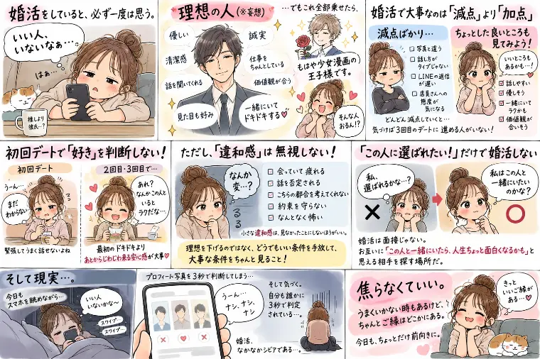 婚活うまくいかない人ほど、いい人探してる説