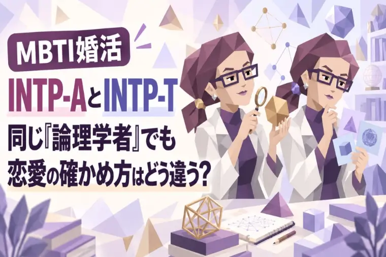 INTP（論理学者）の-Aと-Tの違い！2つの恋愛傾向