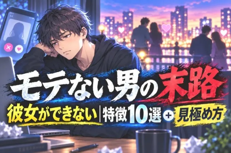 モテない男の末路｜彼女ができない特徴10選