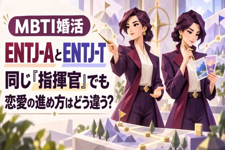 ENTJ(指揮官)の-Aと-Tの違い！婚活はどう変わる？