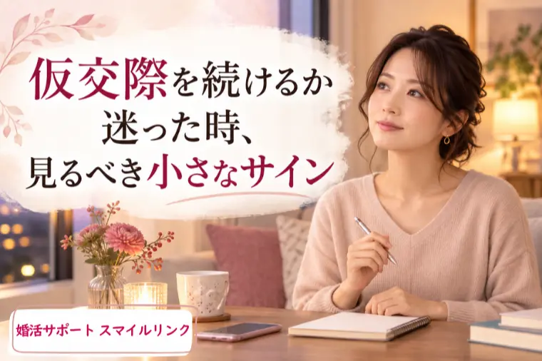 仮交際を続けるか迷った時、見るべき小さなサイン