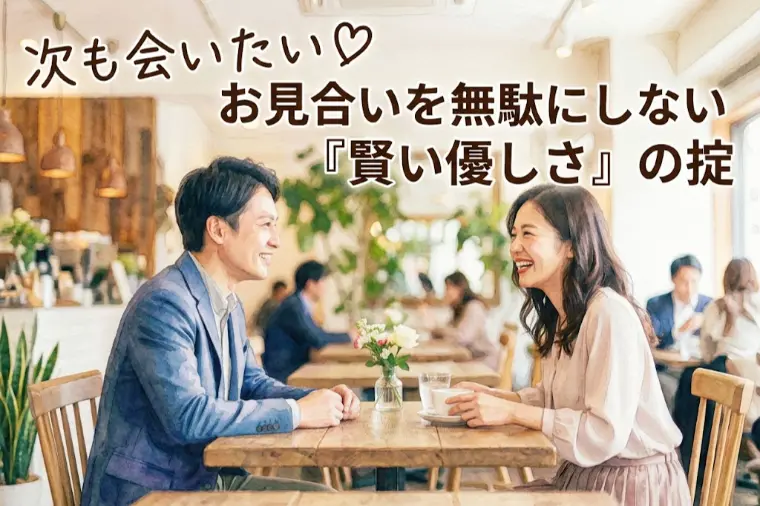 次も会いたい♡　お見合いを無駄にしない『賢い優しさ』の掟
