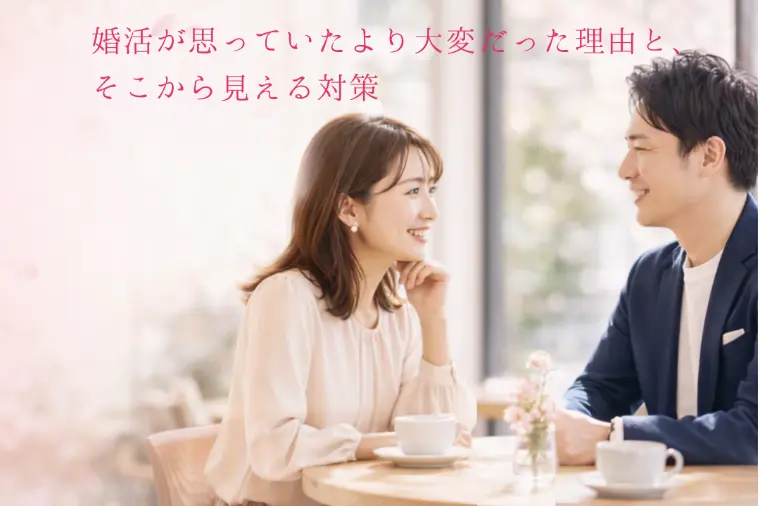婚活が思っていたより大変だった理由と、そこから見える対策