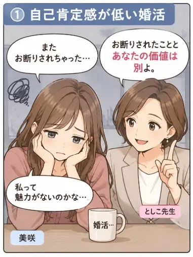 Kotopuro（寿プロデュース）「「また断られた…」婚活で自己肯定感を育てる7つの方法💛」- 2