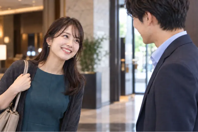 お見合い後、駅まで一緒に歩く？自然な別れ方