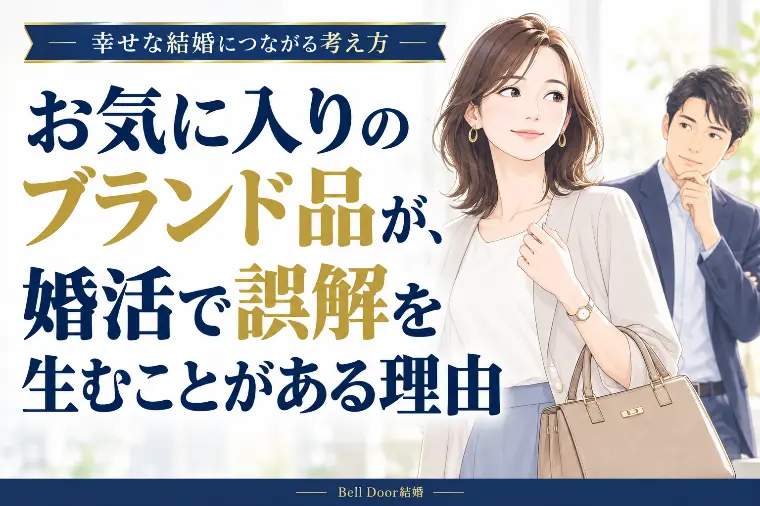 お気に入りのブランド品が、婚活で誤解を生むことがある理由
