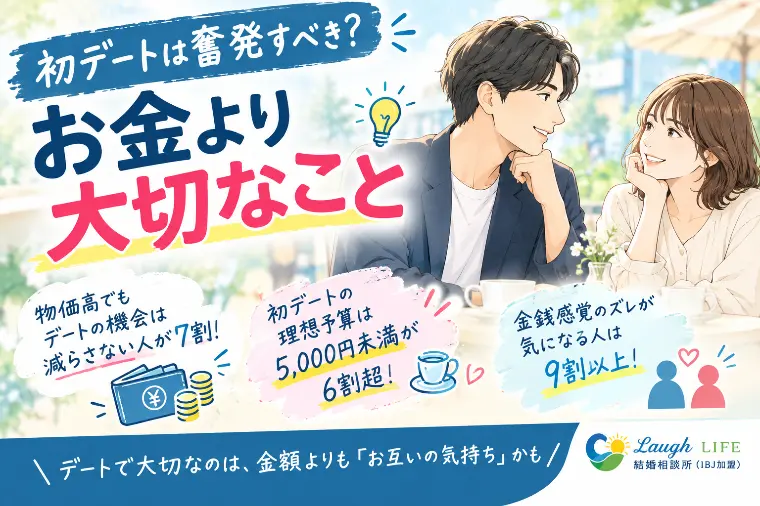 初デートは奮発すべき？お金より大切なこと📊