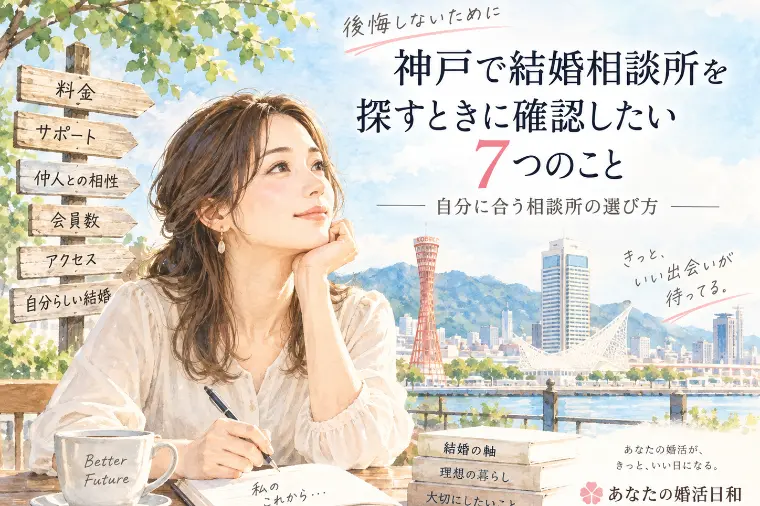 神戸で結婚相談所を探すときに確認したい7つのこと