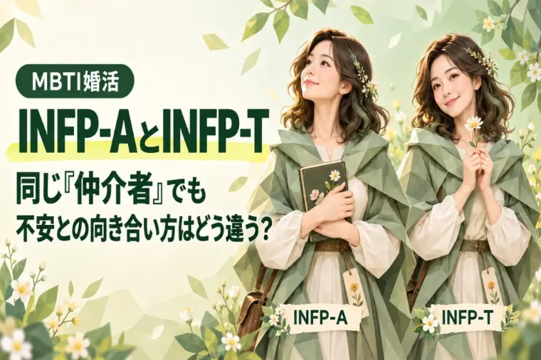INFP(仲介者)の-Aと-Tで違う？2つの恋愛パターン