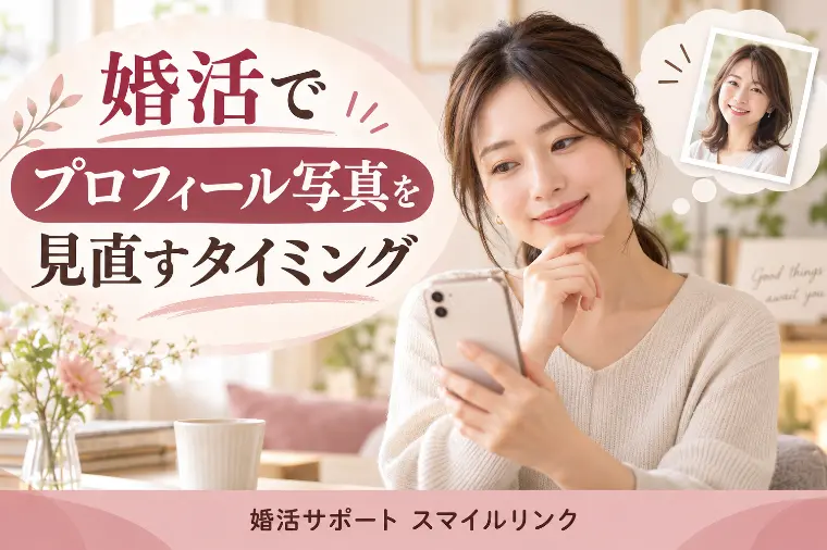 婚活でプロフィール写真を見直すタイミング