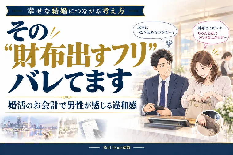 【財布出すフリ】「払うポーズ」で男性に見抜かれる理由