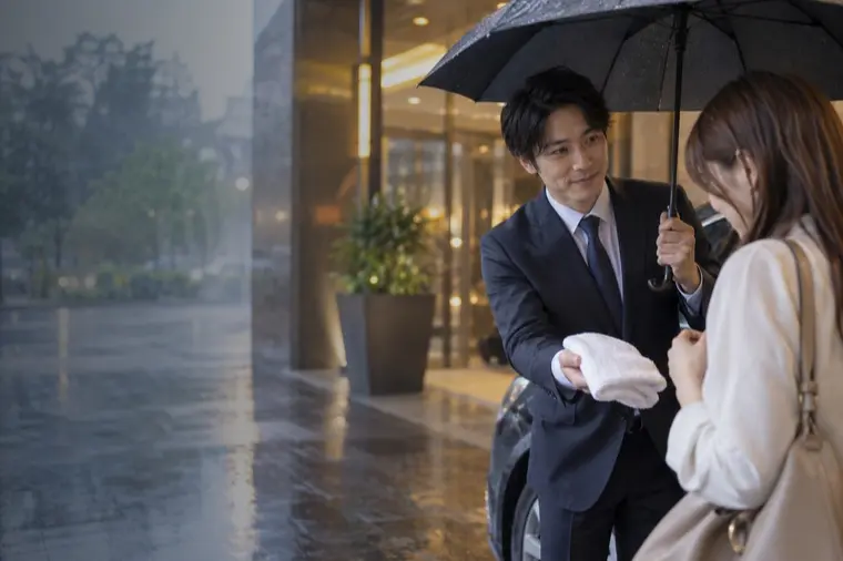 雨の日のお見合いで差がつく気遣い
