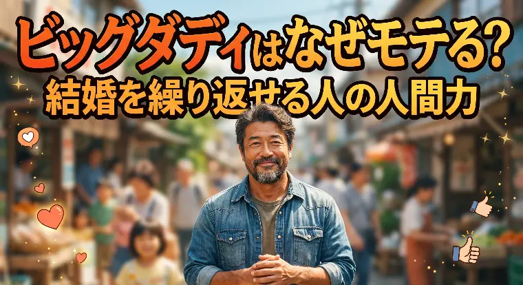 ビッグダディはなぜモテる？結婚を繰り返せる人の人間力